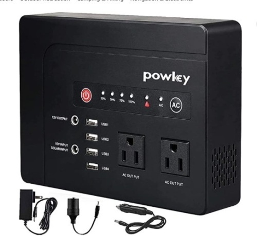 Powkey AC Power Bank, Powers Up, E-Commerce Return - Lot 239