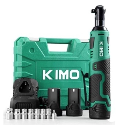 KIMO Cordless Ratchet Wrench Set, Powers Up, E-Commerce Return - Lot 402