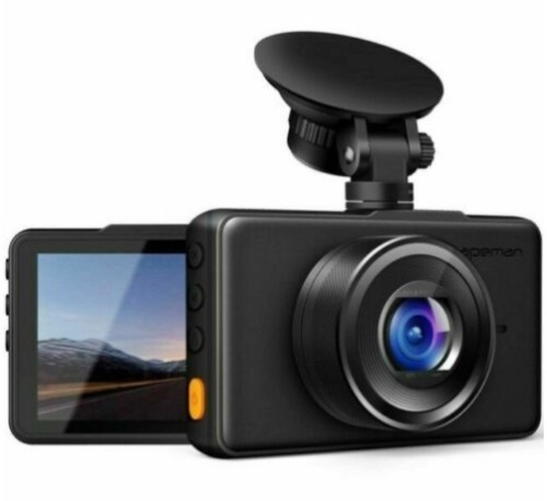 APEMAN C450 1080p Dash Camera, Powers Up, Appears new - Lot 436