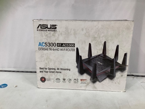 Asus Extreme Tri-Band Wi-Fi Router, Appears New - Lot 349