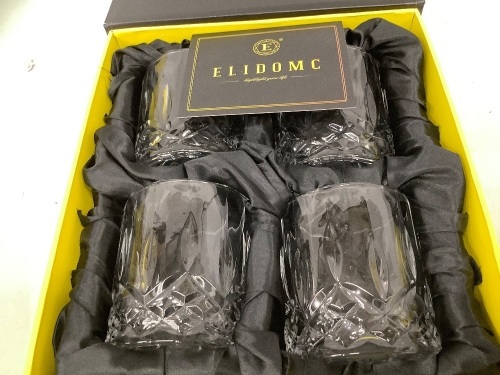 4pcs Old Fashioned Glasses, Appears New - Lot 297