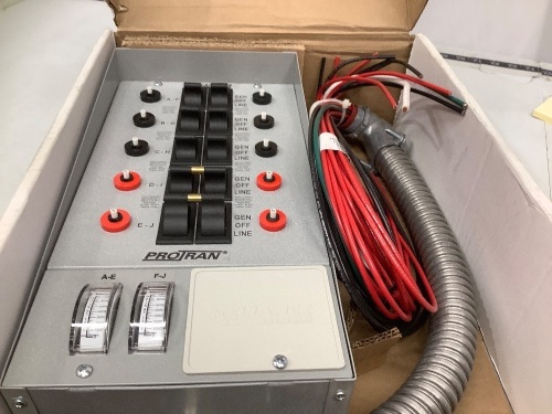 Manual Transfer Switches for Portable Generators, E-Comm Return - Lot 488