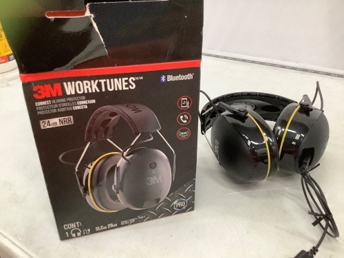 3M Worktunes Hearing Protection Headphones, Untested, E-Comm Return - Lot 522