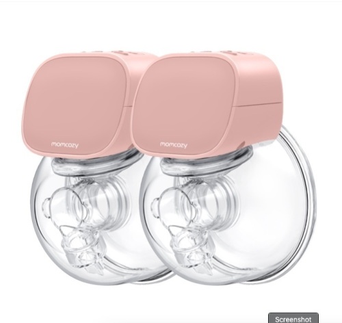 Momcozy Double Wearable Breast Pumps, Powers Up, E-Commerce Return - Lot 383