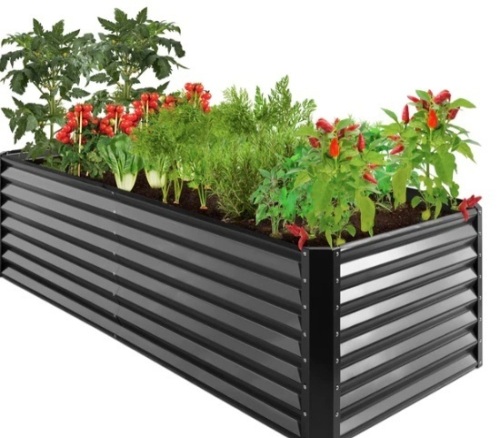 Outdoor Metal Raised Garden Bed for Vegetables, Flowers, Herbs - 8x4x2ft,NEW - Lot 160