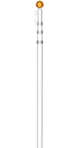 Telescopic Aluminum Flagpole with American Flag and Gold Ball,NEW - Lot 149
