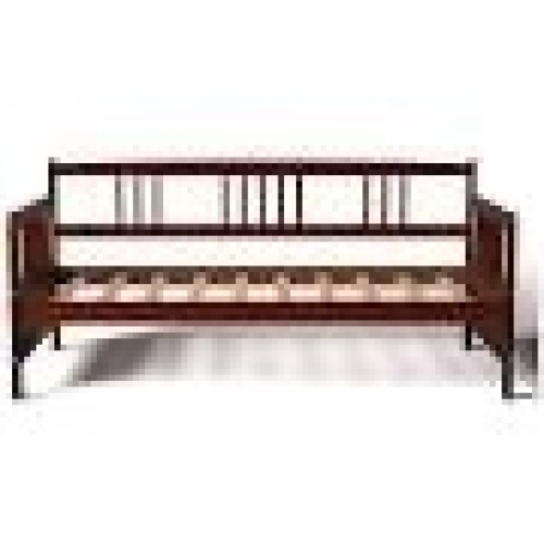 Twin Size Wooden Slats Daybed Bed Sofa Support Platform Sturdy W/Rails - Lot 111