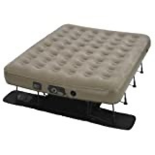 Inflating Air Bed with Built-in Frame, Pump and Wheeled Case (Queen) - Lot 191