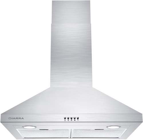 CIARRA Range Hood 30 inch 450 CFM Convertible Wall Mount - Lot 251