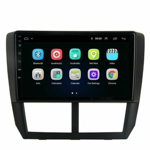 9" Touch Screen Android 9.1 Car Quad Core HD MP5 GPS for 08-12 Subaru Forester  - Lot 449