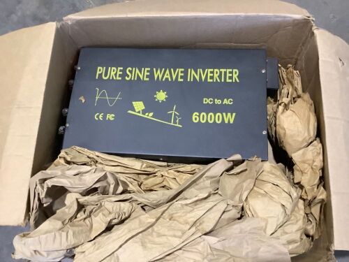 6000W Pure Sine Wave Inverter  - Lot 457