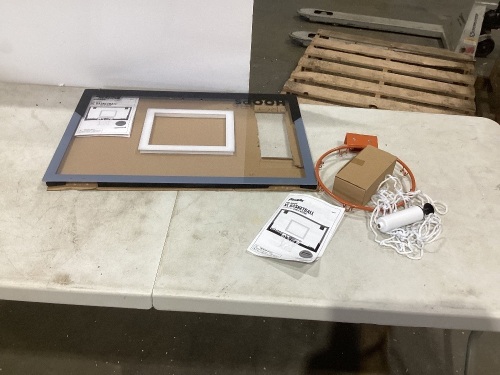 Over The Door Mini Basketball Hoop, Missing Ball. - Lot 607