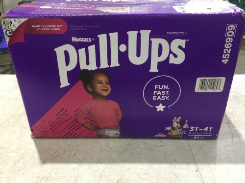 Pull-Ups Female Training Pants, 3T - 4T, 84 count - Lot 752