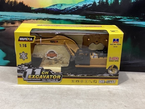 Lot of (5) RC Truck 11CH Excavator Alloy 2.4G Backhoes Bulldozer Remote Control Digger Engineering Vehicle Model  - Lot 808