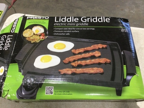 Presto Liddle Griddle Mini-Griddle - Lot 969