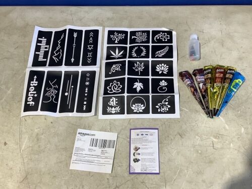 Case of (6) Temporary Tattoo Kits  - Lot 1111
