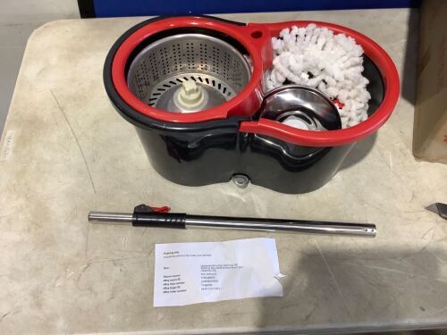 Microfiber Spin Mop Bucket Set  - Lot 1131