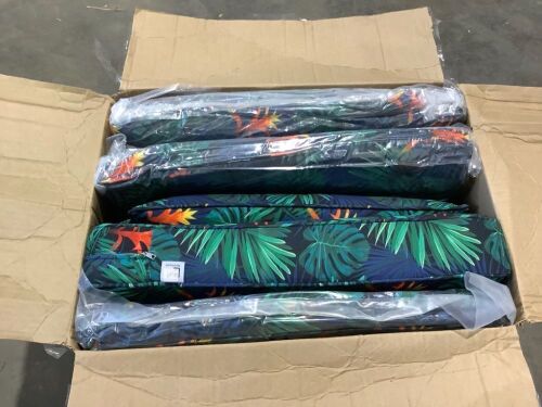 Set of Floral Patio Seat Cushions  - Lot 1175