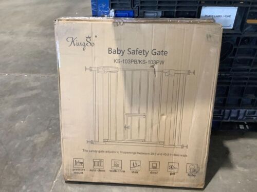 KingSo 29.5"-40.5" Extra Wide Baby Gate - Lot 499