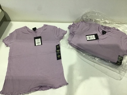 Lot of (9) Size L 10/12 Girls T-Shirts - Lot 614