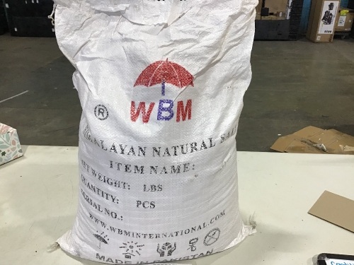 50lb Bag of Himalayan Natural Pink Coarse Grade Salt - Lot 643