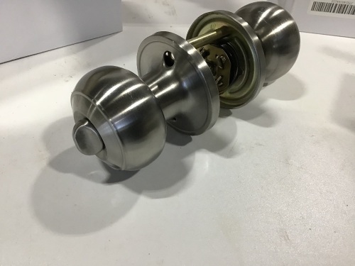 Lot of (12) Probrico Privacy Interior Door Knobs Bed and Bath Handle Levers Keyless Brushed Nickel Lockset 6 Pack   - Lot 690
