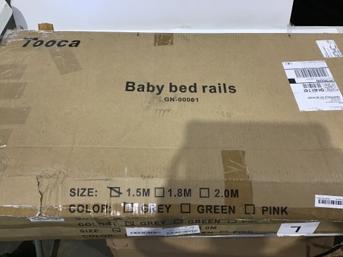 Lot of (3) Tooca Baby Bed Rails, Unkown Size - Lot 640