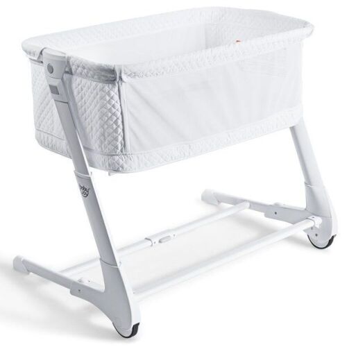 Babyjoy Baby Side Bassinet Bedside Sleeper Washable Mattress Height Adjustable - Lot 455