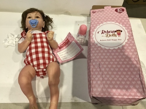 Custom Reborn Doll Happy Day 20" Realistic Baby Doll - Lot 618