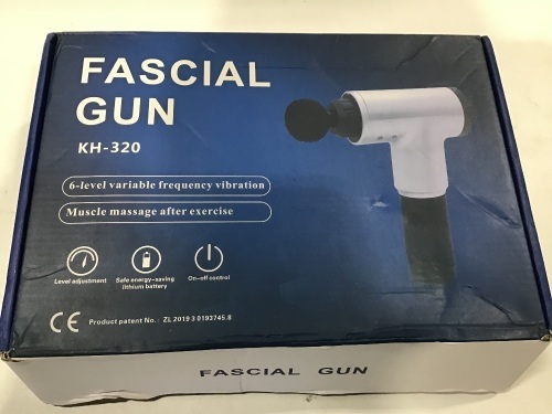 Muscle Massage Fascia Gun Deep Tissue Percussion Massager Muscle - Lot 627