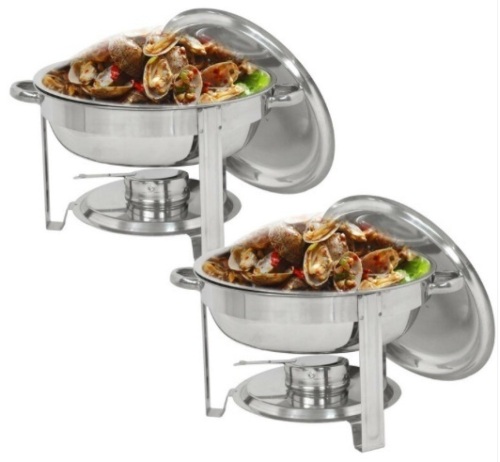 TOOCA Chafing Dish Buffet Set, 2 Pack of 4 QT. Stainless Steel - Lot 573