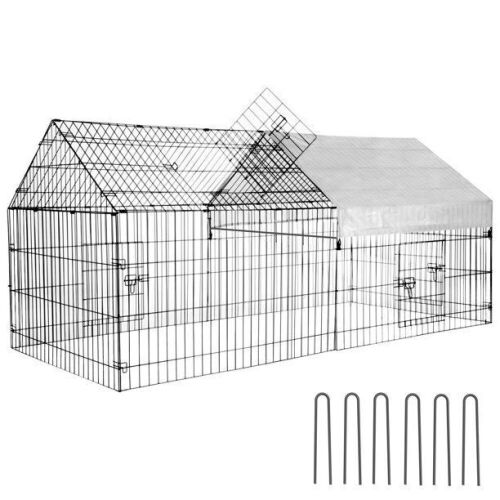 TOOCA Chicken Coop Metal Wire Pet Enclosure  - Lot 850