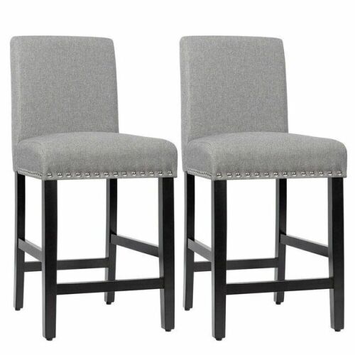 25'' Kitchen Chairs W/ Rubber Wood Legs, Set of 2  - Lot 328