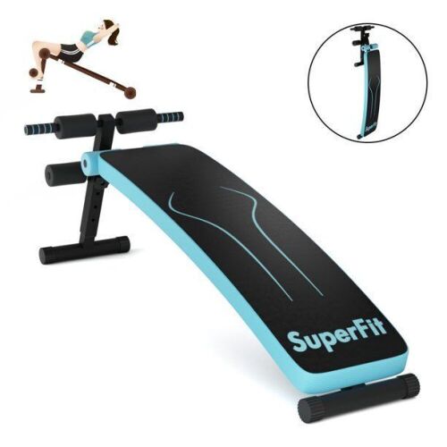Folding Weight Bench Adjustable Sit-Up Board Workout Slant Bench - Lot 830