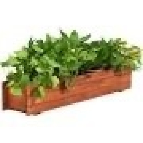 Rectangular Wooden Flower Planter Box - Lot 340