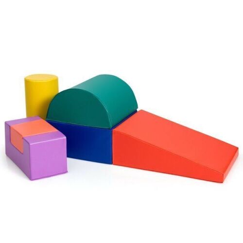 6 Piece Climb Crawl Play Foam Block Set Indoor Kids Toys - Lot 1123