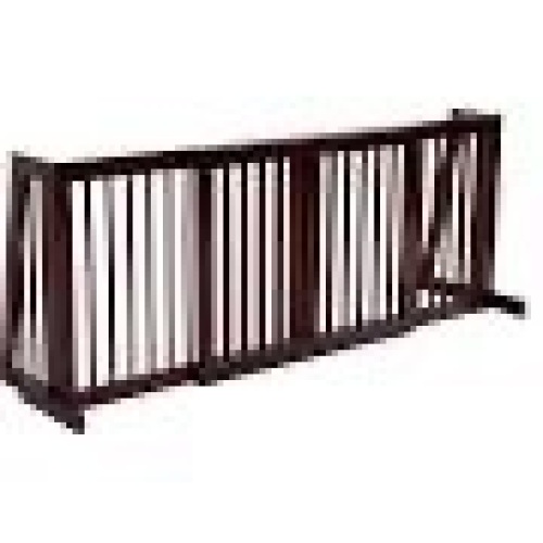 Total Tactic Folding Adjustable Free Standing 3 Panel Wood Fence - Lot 204