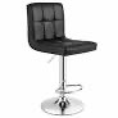 Adjustable Bar Stools PU Leather Swivel Pub - Lot 223