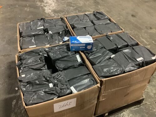 Lot of (200) Disposable Face Masks, 50 pcs  - Lot 541