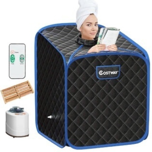  Portable 2L Steam Sauna Spa Tent w/ Chair  - Lot 212