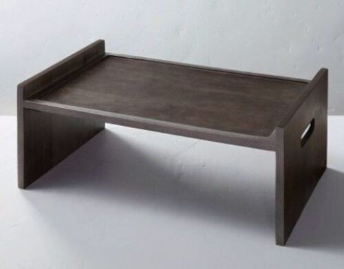 Case of (2) Wood Lap Tray Faded Black Finish  - Lot 968