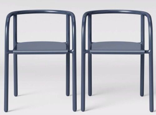 Kids Metal Activity Chairs, Set of 2  - Lot 277