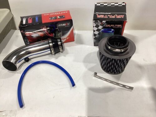 Super Power Flow Air Intake Pipe & Air Filter - Unknown Fit  - Lot 494