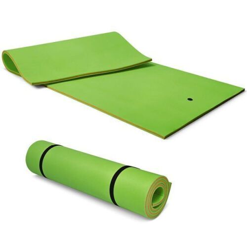 3-Layer Floating Water Pad 12' x 6' Floating Oasis Foam Mat Green - Lot 47
