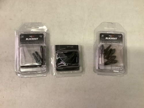 Lot of (3) Black Out Easy Pull Field Points, Ecommerce Return - Lot 106