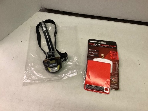Iprotec Pro Duo Headlamp Spot & Flood LED Light, Powers On, Ecommerce Return - Lot 114