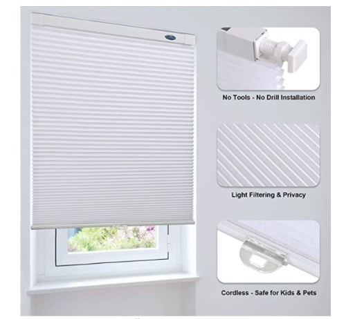 LazBlinds Cordless Cellular Shades, Appears New - Lot 142