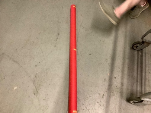 Roll Red Paper, 52", Appears New - Lot 143