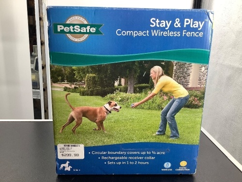 Petsafe Stay & Play Compact Wireless Fence, Untested, Appears New - Lot 247