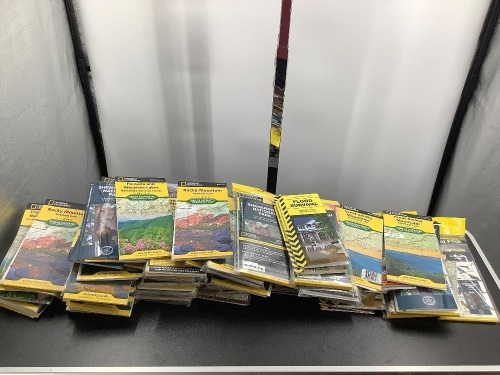 Lot of (105) Misc. National Park Maps and Survival Guides, Appears New - Lot 250